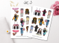 Preview: Fashion Girls Sticker Set